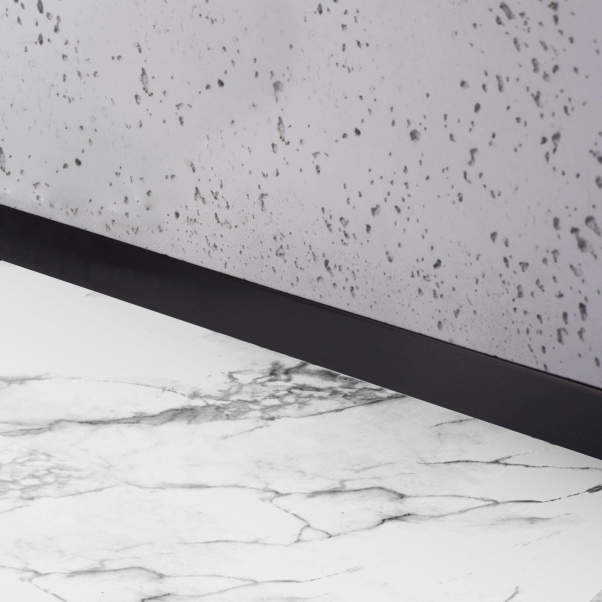 Banda frontala pentru cadita de dus, negru, 120 cm