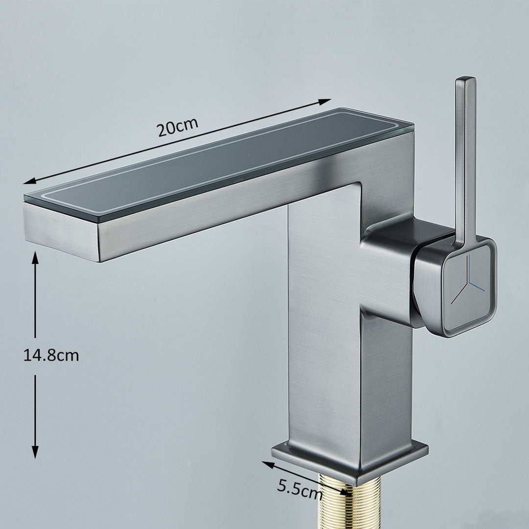 Baterie baie cu afișaj de temperatură, gri, cod 1190