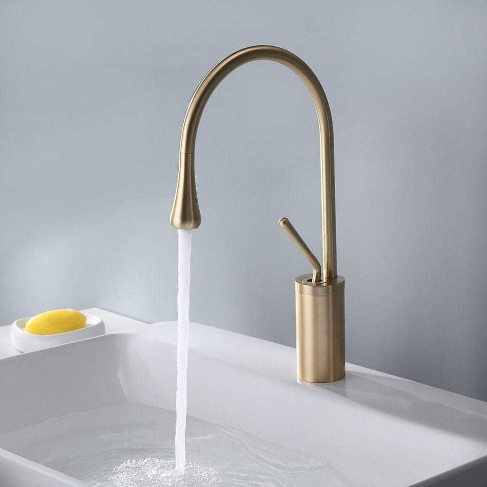 Baterie baie, inalta, cu monocomanda si pipa flexibila 360 grade, 1264