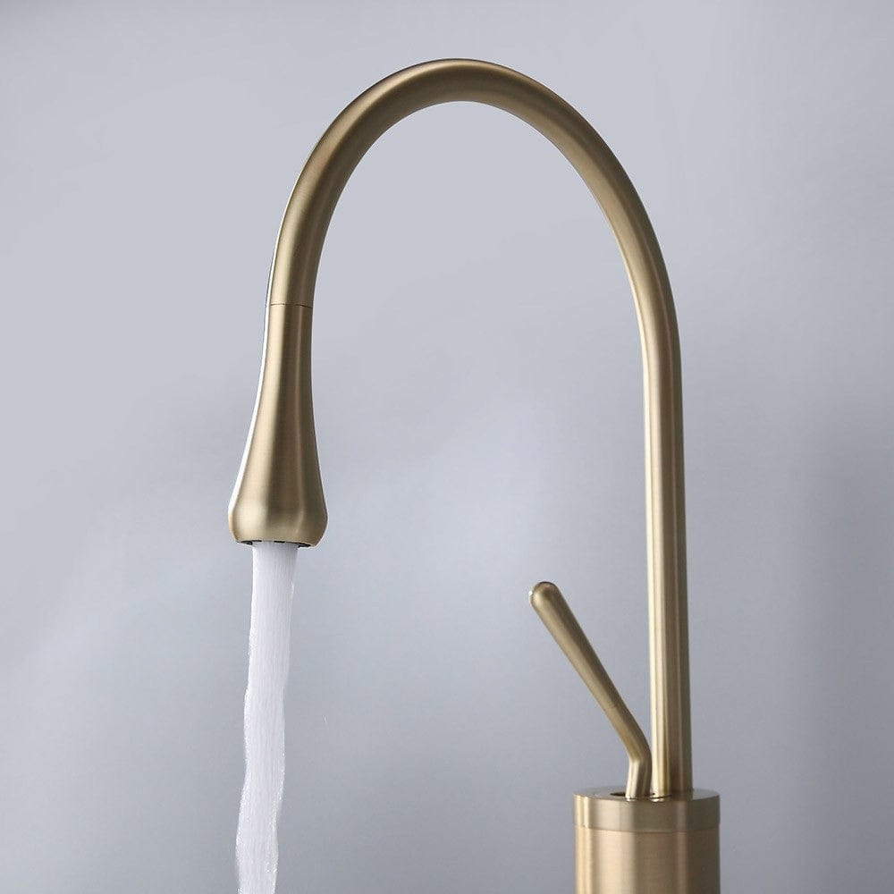 Baterie baie, inalta, cu monocomanda si pipa flexibila 360 grade, 1264