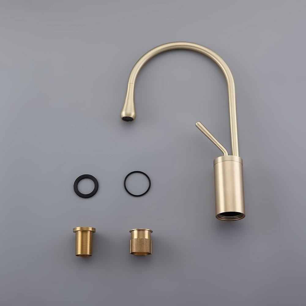 Baterie baie, inalta, cu monocomanda si pipa flexibila 360 grade, 1264