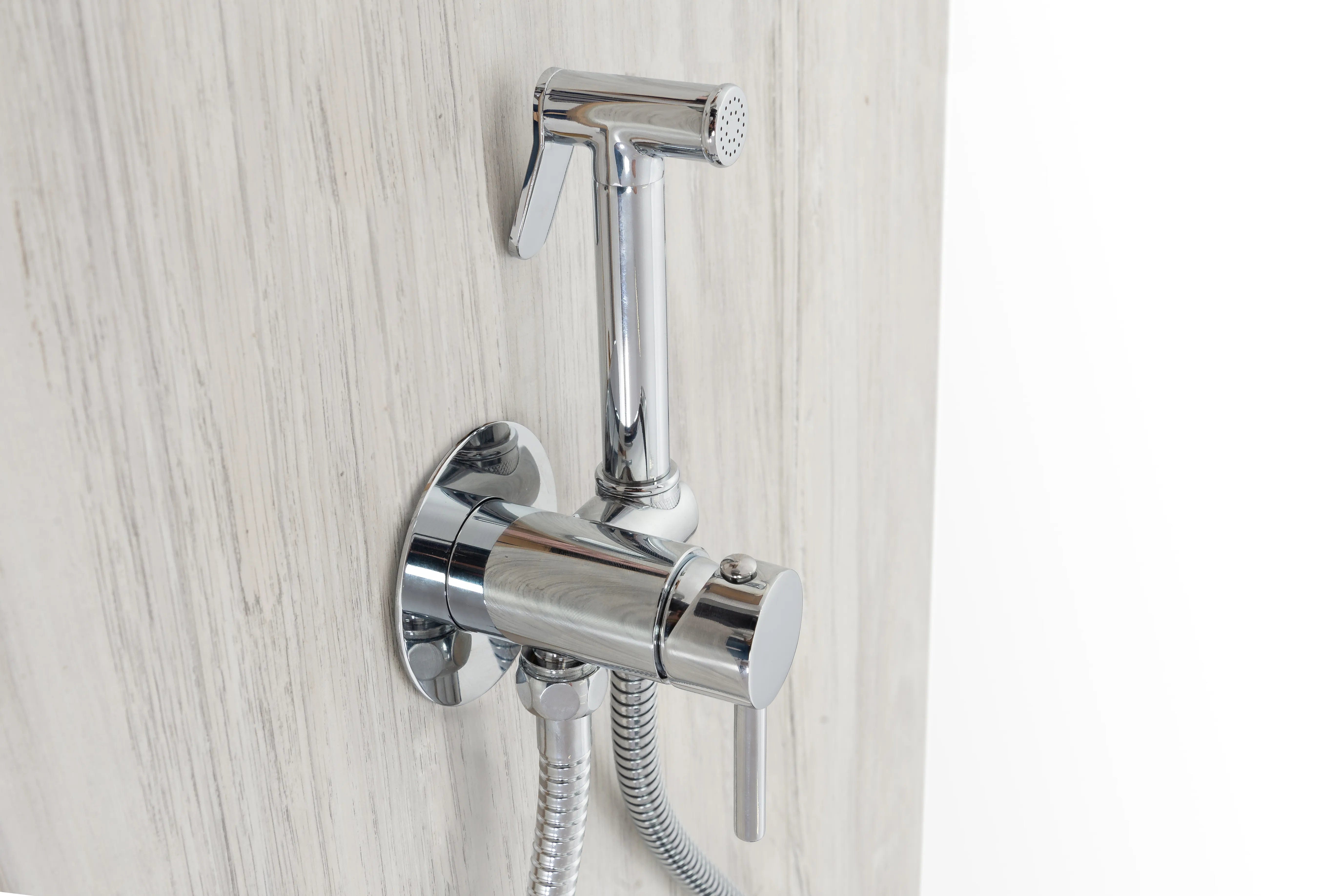 Baterie bideu Rea Lungo Loop, argintiu lucios