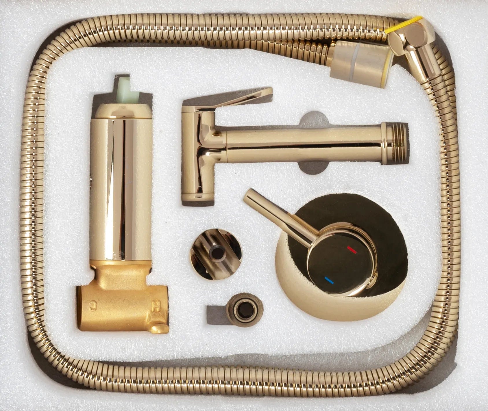 Baterie bideu Rea Lungo Loop, auriu lucios