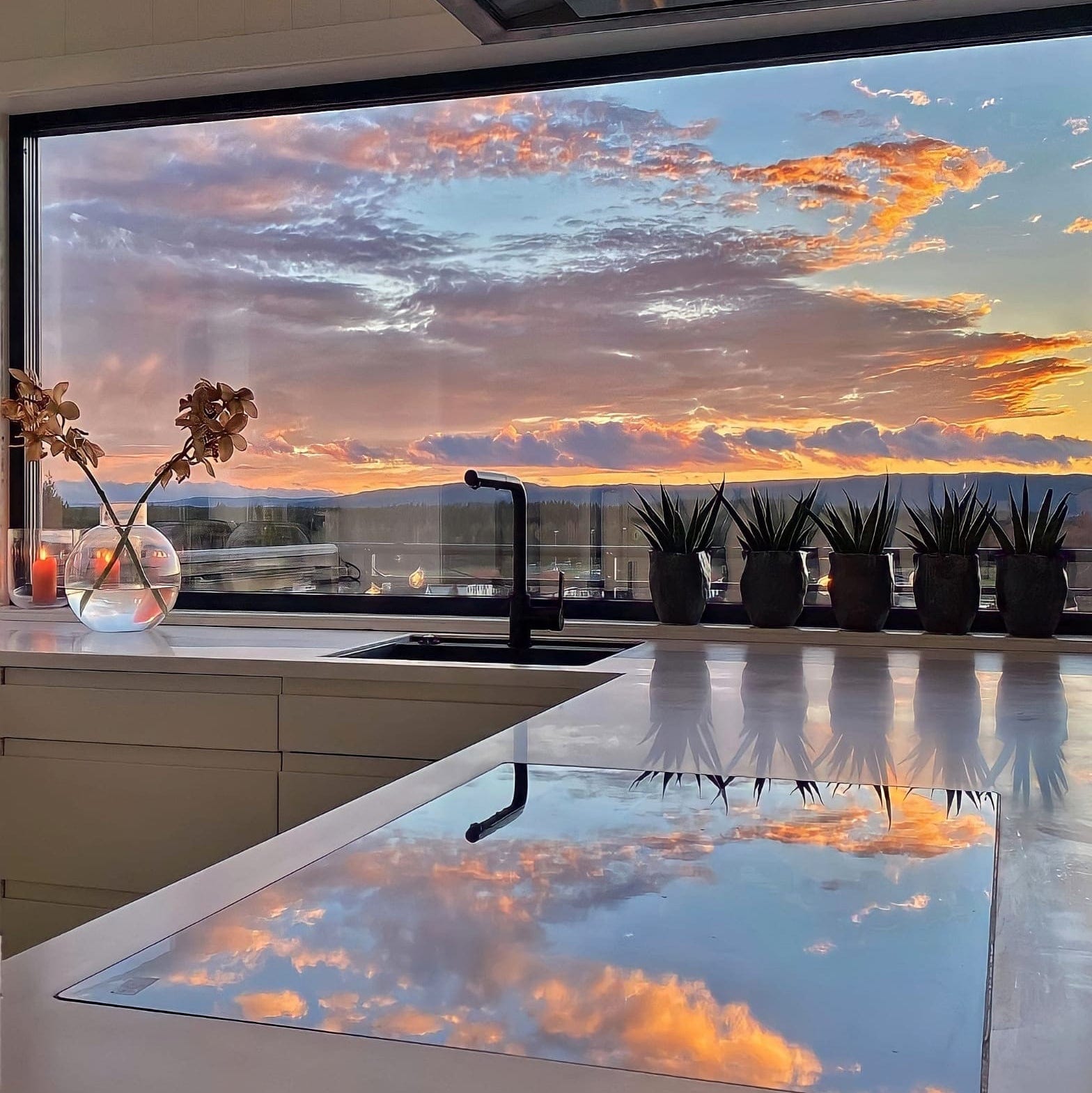 Baterie bucatarie cu 3 cai pentru filtru de purificare, negru mat cu puncte mici, cod 1212