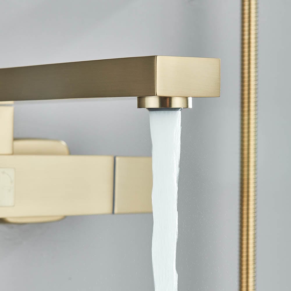 Baterie cada, auriu mat, cod 1585