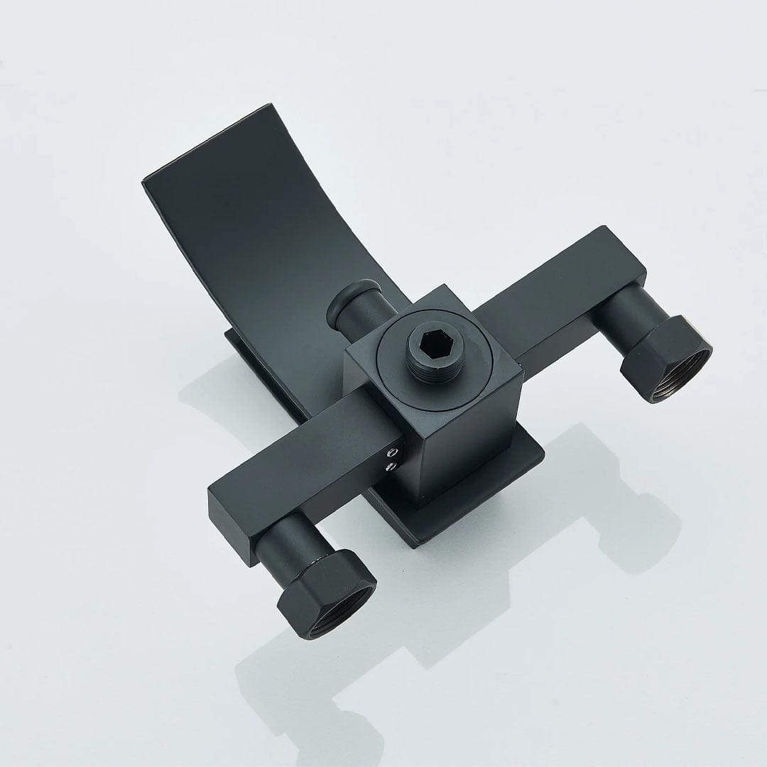 Baterie cada cu robinet tip cascada, negru mat, cod 1603