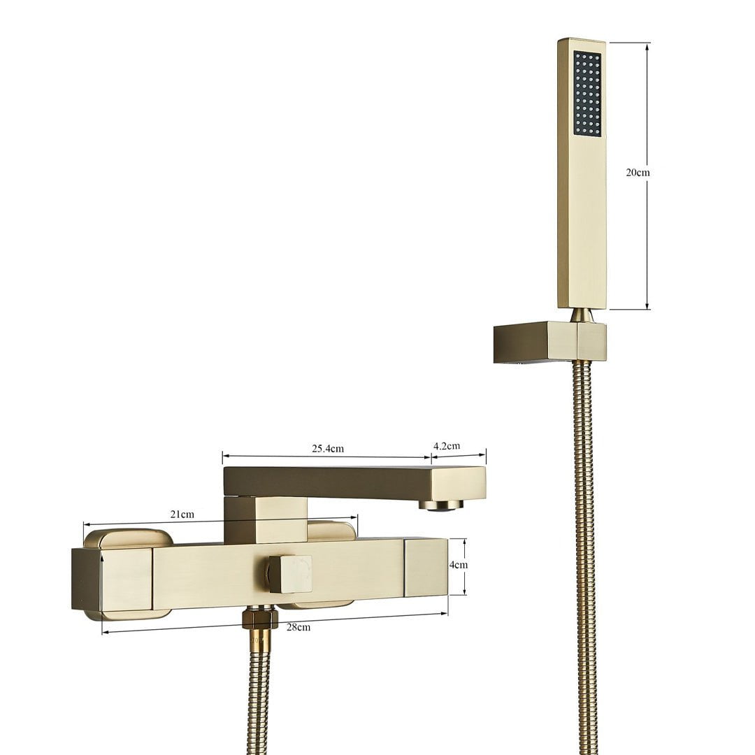 Baterie cadă, negru mat, cod 1172