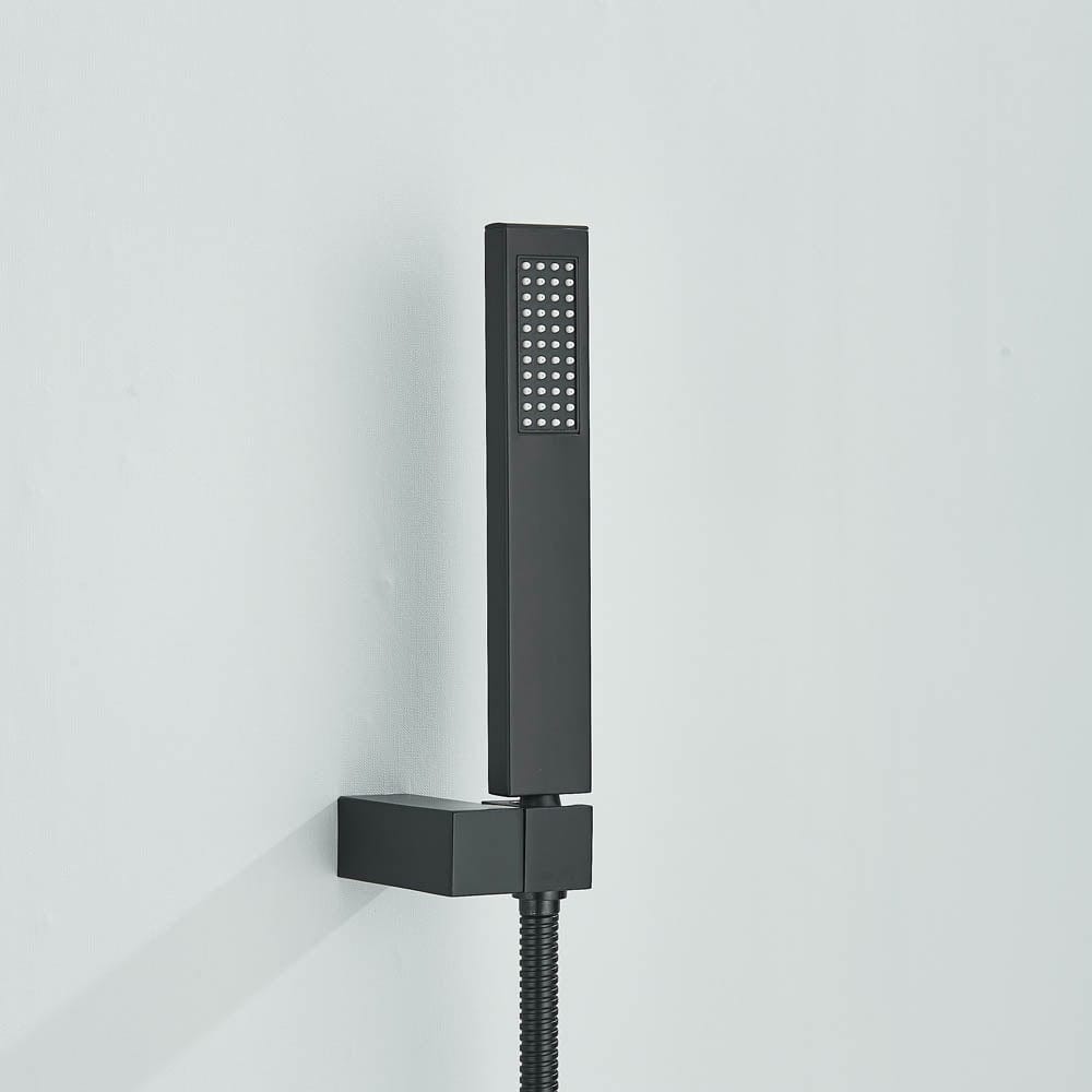 Baterie cadă, negru mat, cod 1172