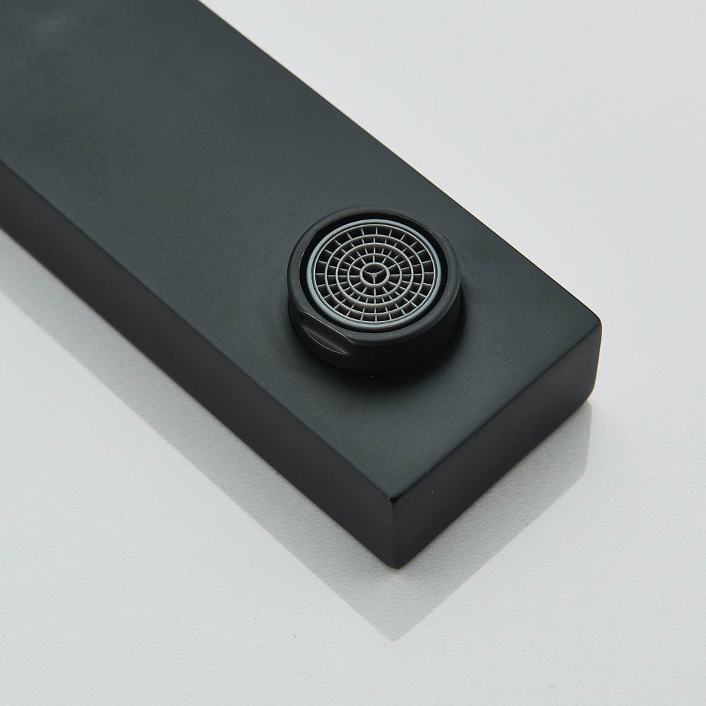 Baterie cadă, negru mat, cod 1172