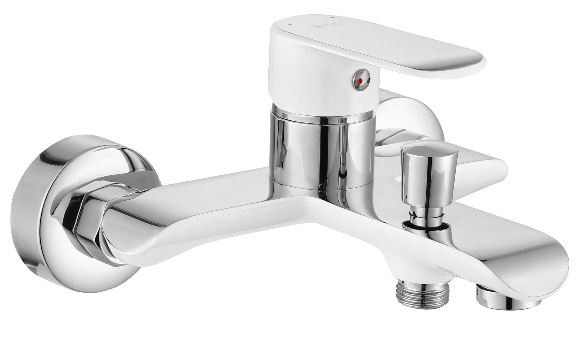 Baterie cadă Rea Bloom alb/crom