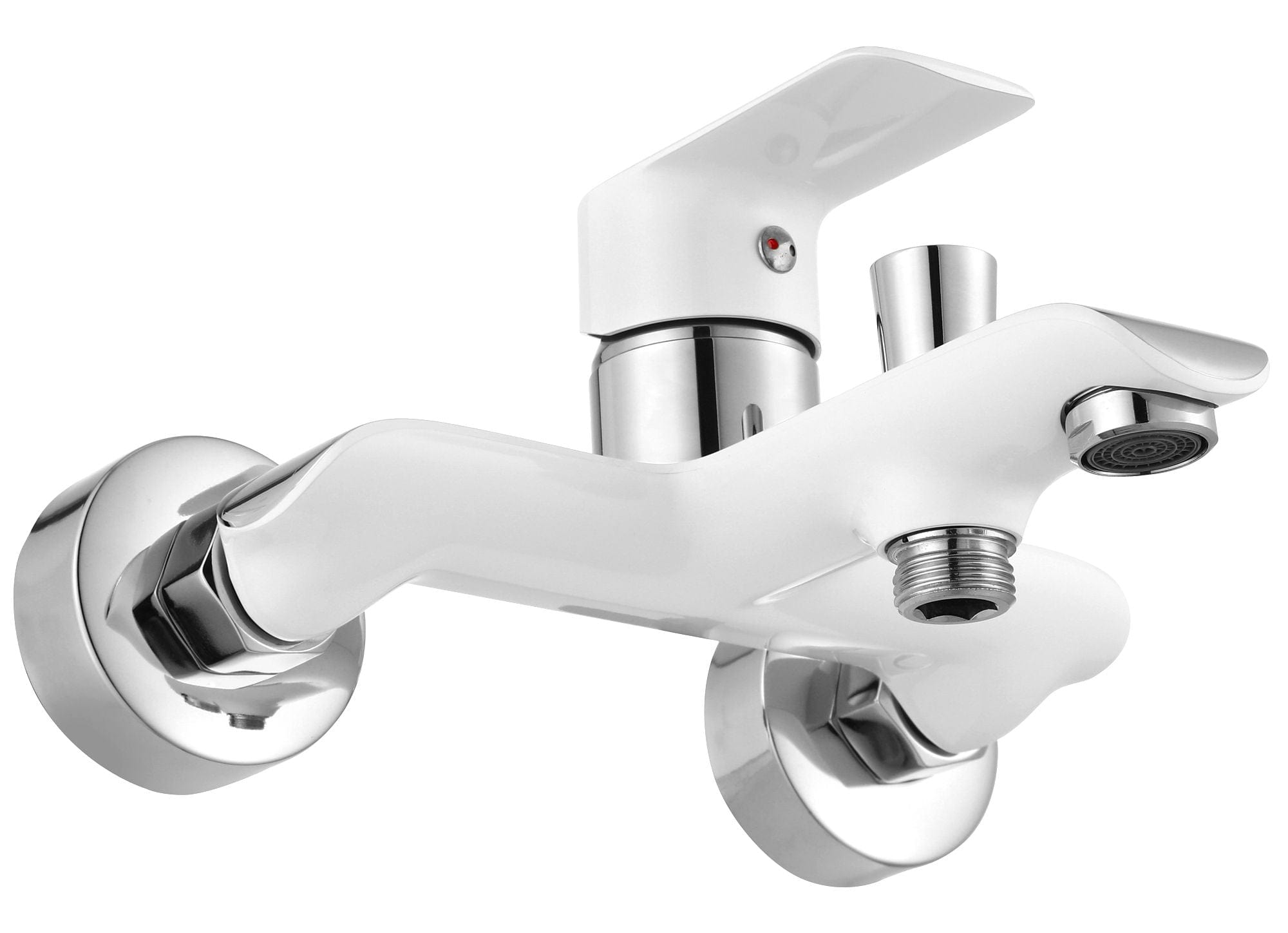 Baterie cadă Rea Bloom alb/crom