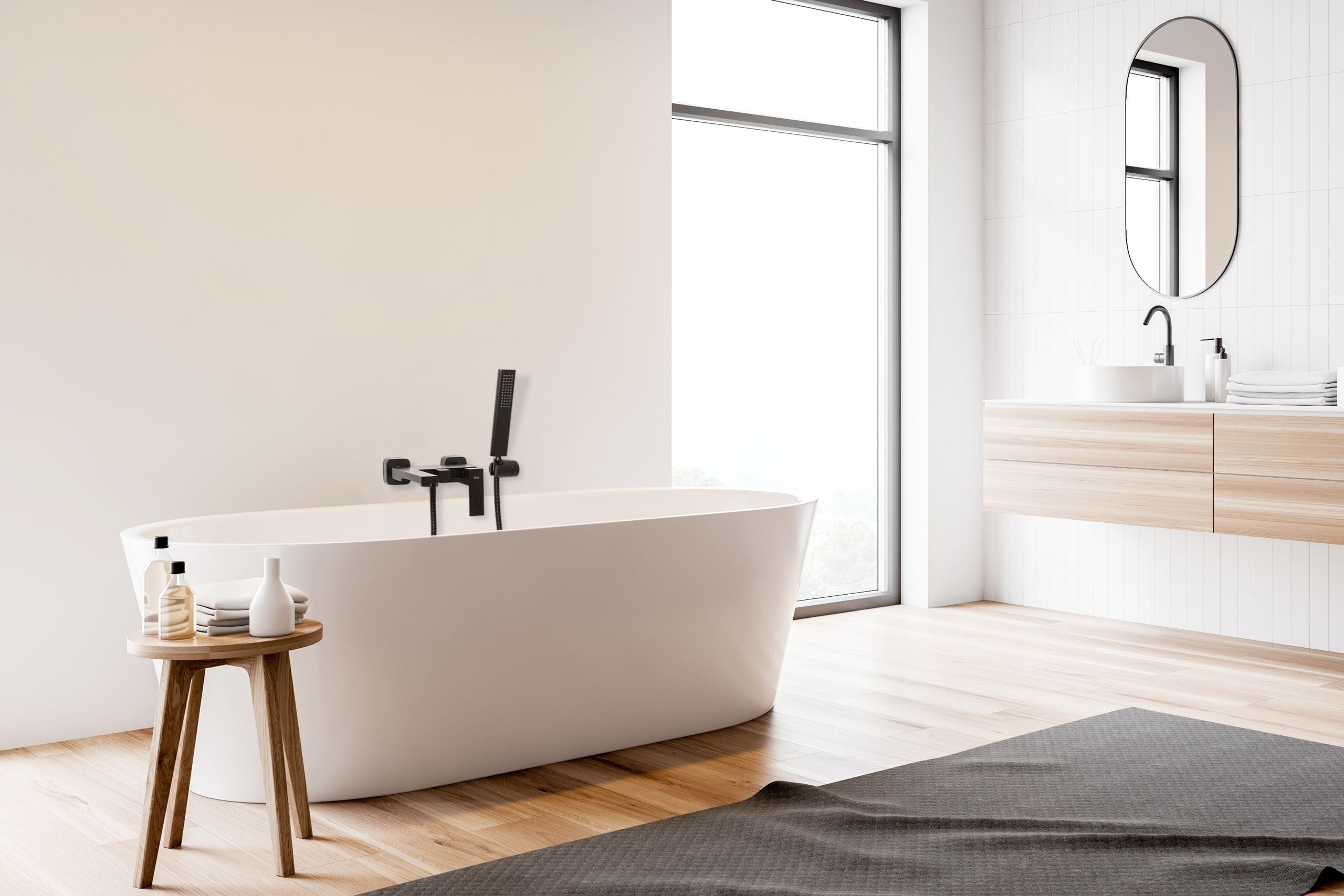 Baterie cadă Rea Fenix negru mat