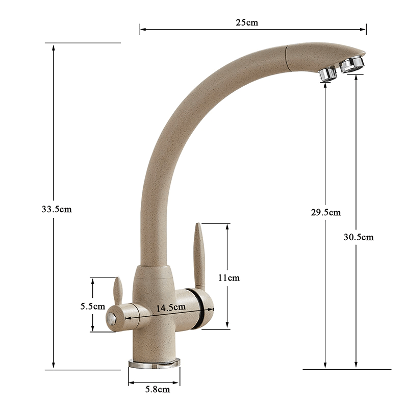Baterie cu 3 cai pentru filtru de purificare, cod 1258