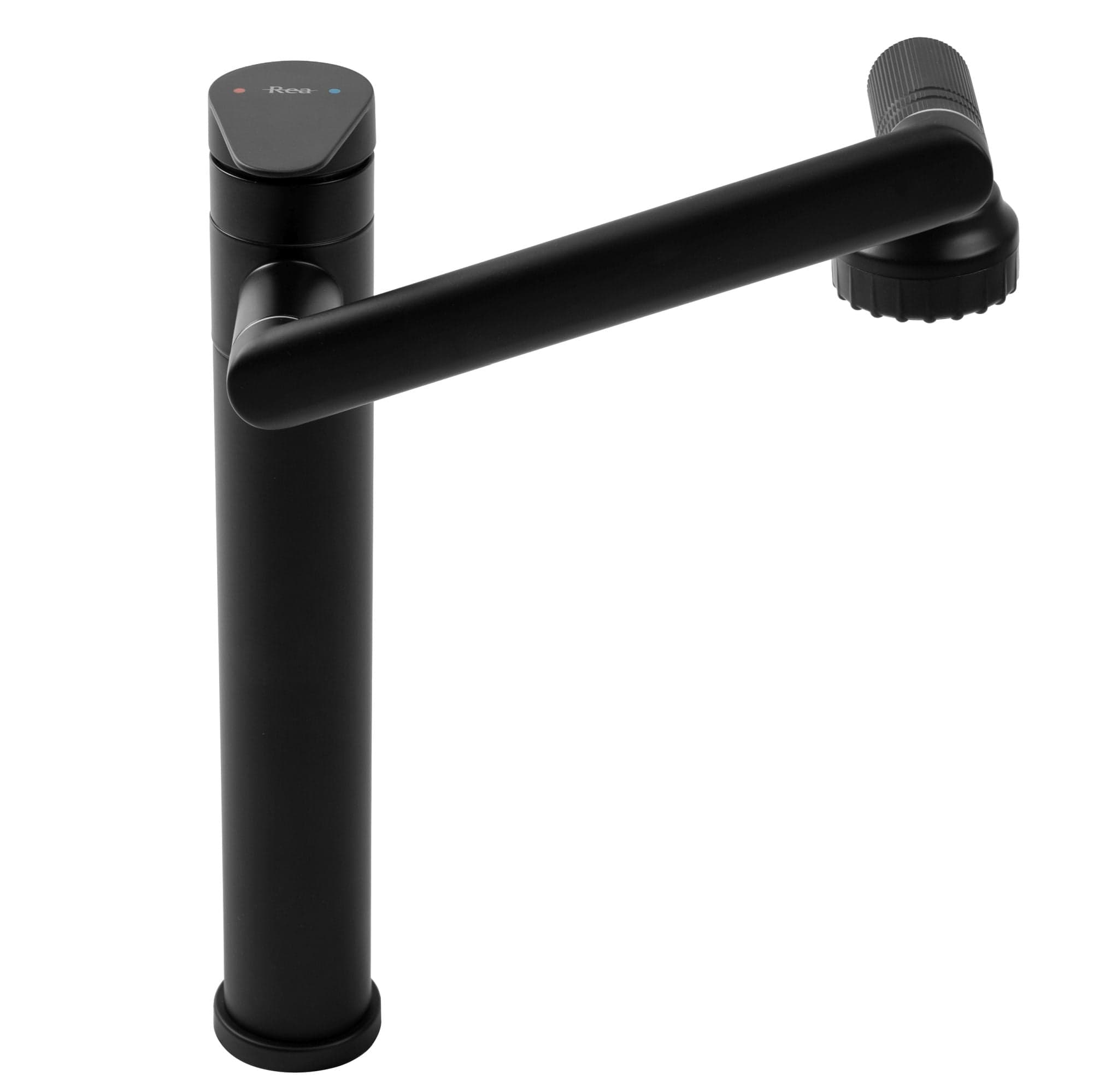 Baterie de baie Rea Paco High, negru mat