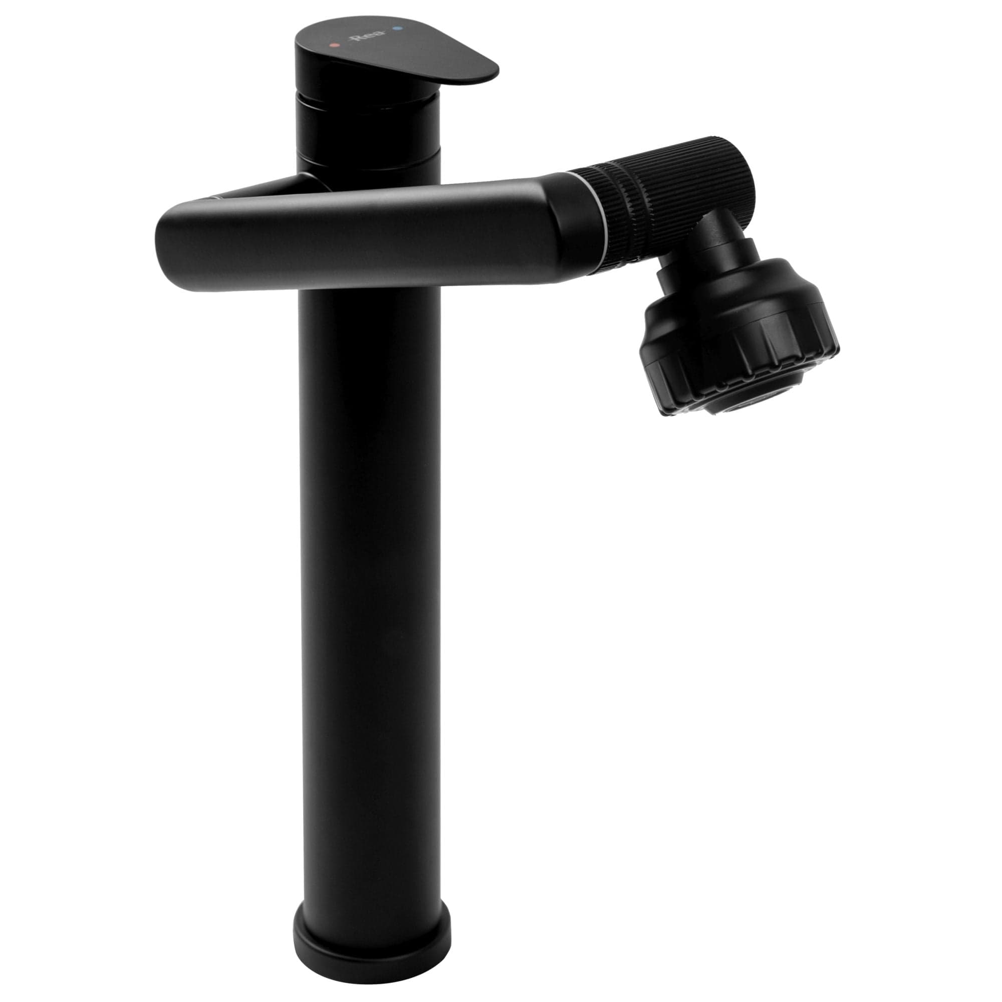 Baterie de baie Rea Paco High, negru mat