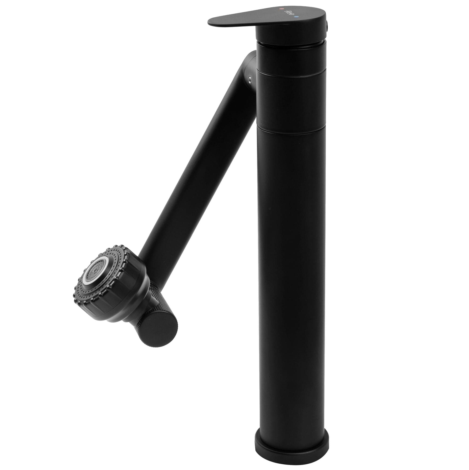 Baterie de baie Rea Paco High, negru mat
