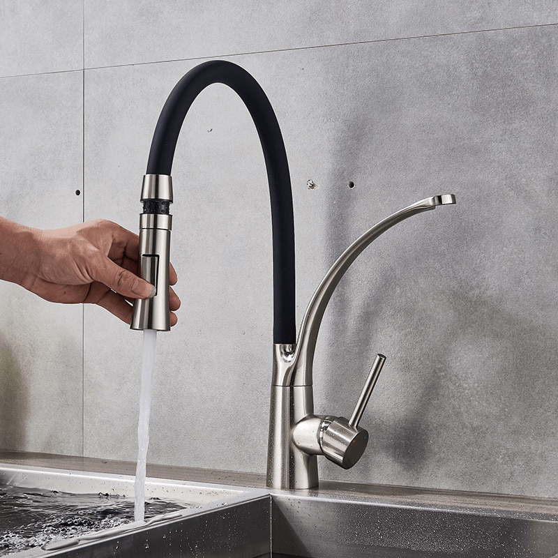 Baterie de bucatarie 2 functii de curgere a apei, cod 1223