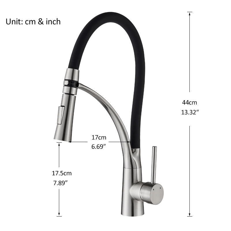 Baterie de bucatarie 2 functii de curgere a apei, cod 1223