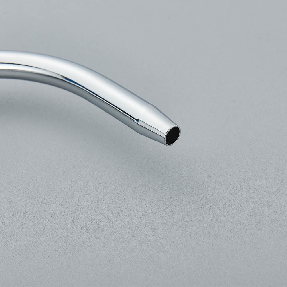 Baterie de bucatarie cu 3 căi, argintiu lucios, cu 2 funcții de curgere și duș extractibil, cod 1461