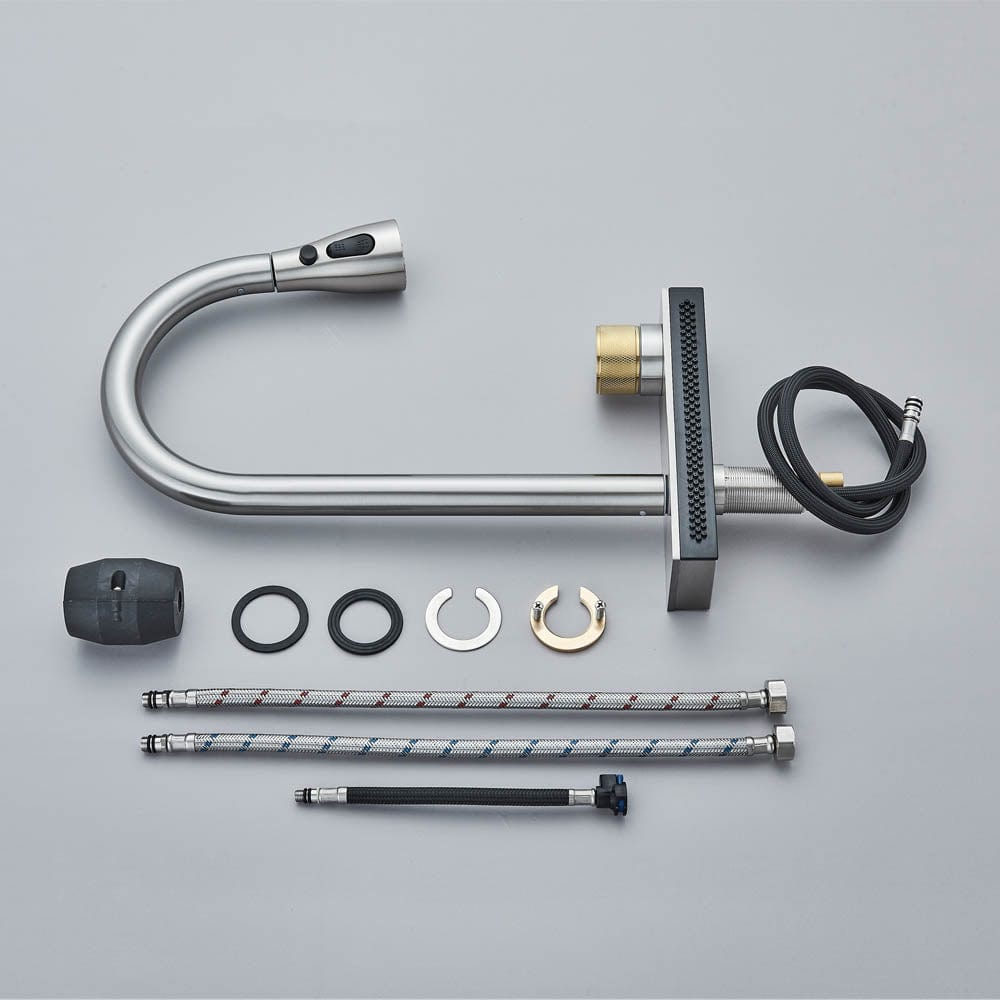 Baterie de bucătărie cu sistem de curgere tip cascadă, cod 1560