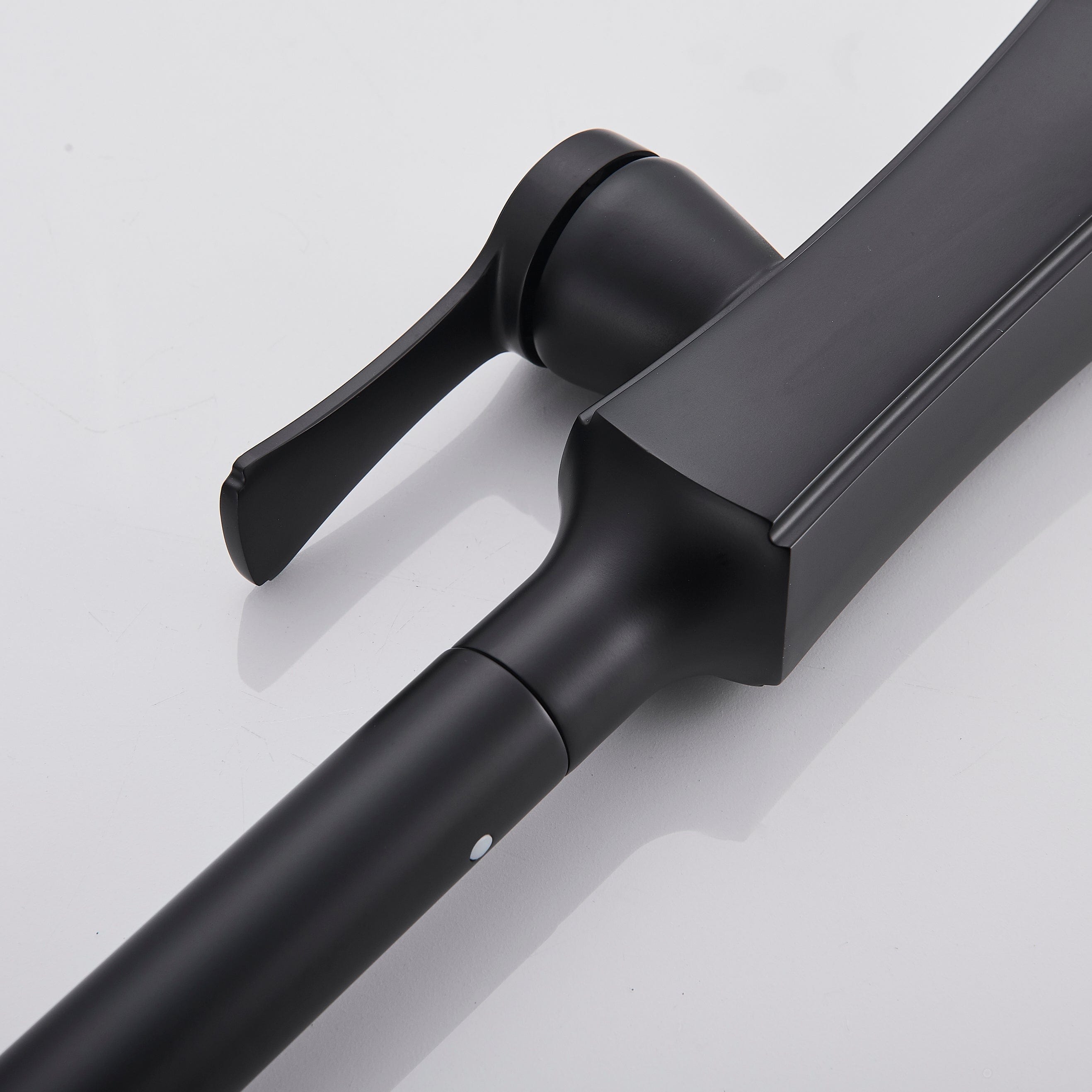 Baterie de bucatarie, negru mat, cu 2 funcții de curgere si dus extractibil, cod 1388