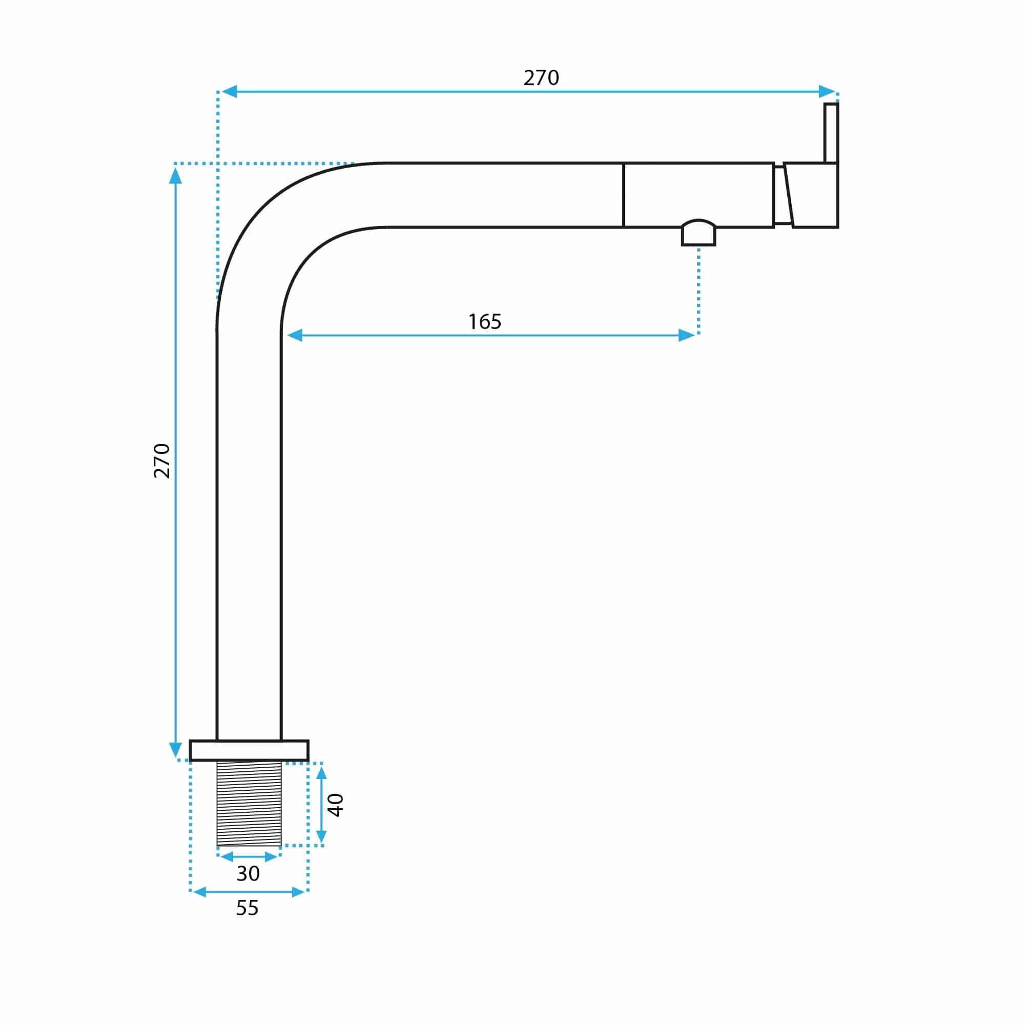 Baterie de bucatarie Rea Cole, auriu lucios