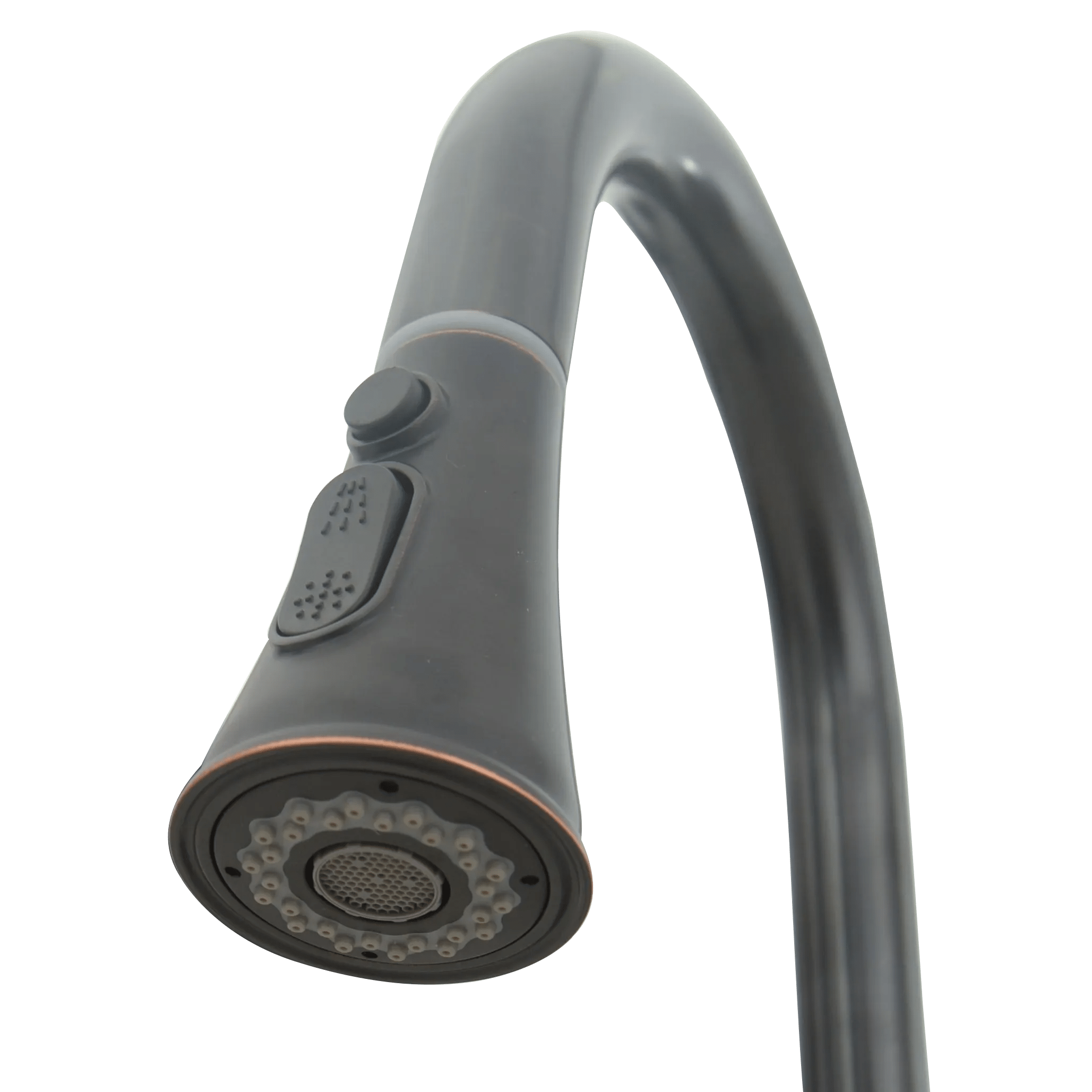 Baterie de bucătărie Rea Deco, înaltă cu duș extractibil, negru