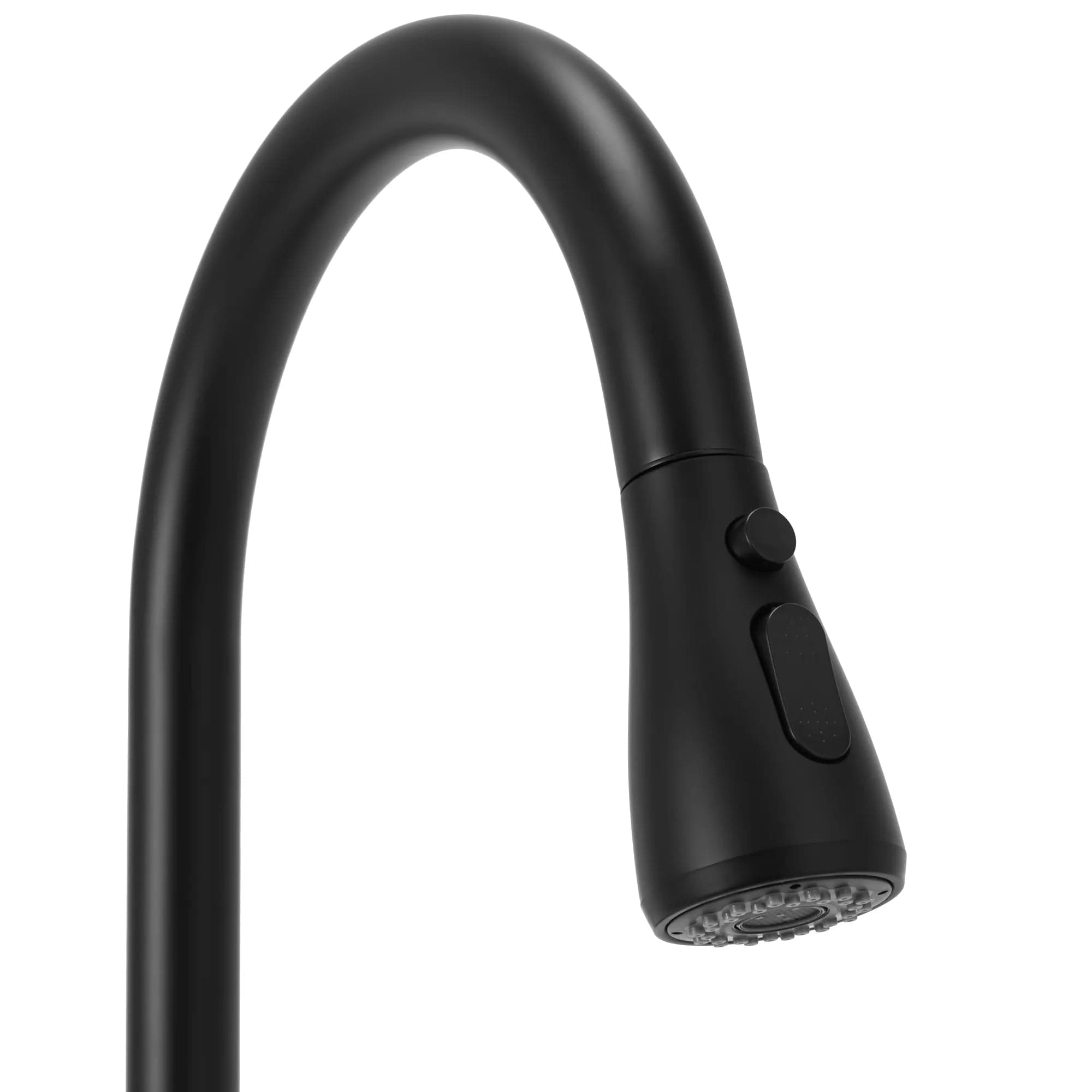 Baterie de bucatarie Rea Nest cu dus extractibil, negru mat