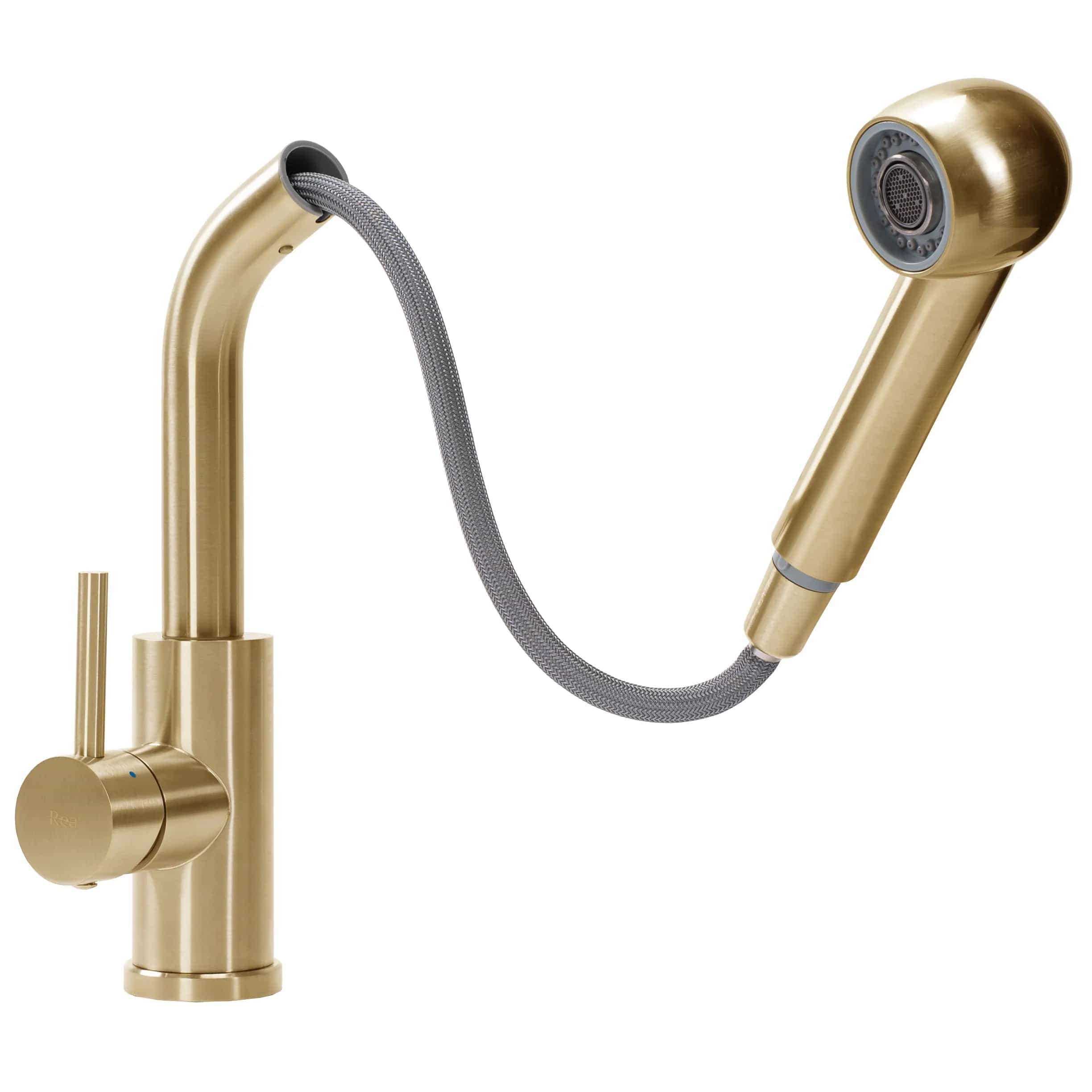 Baterie de bucatarie Rea Troy, auriu periat