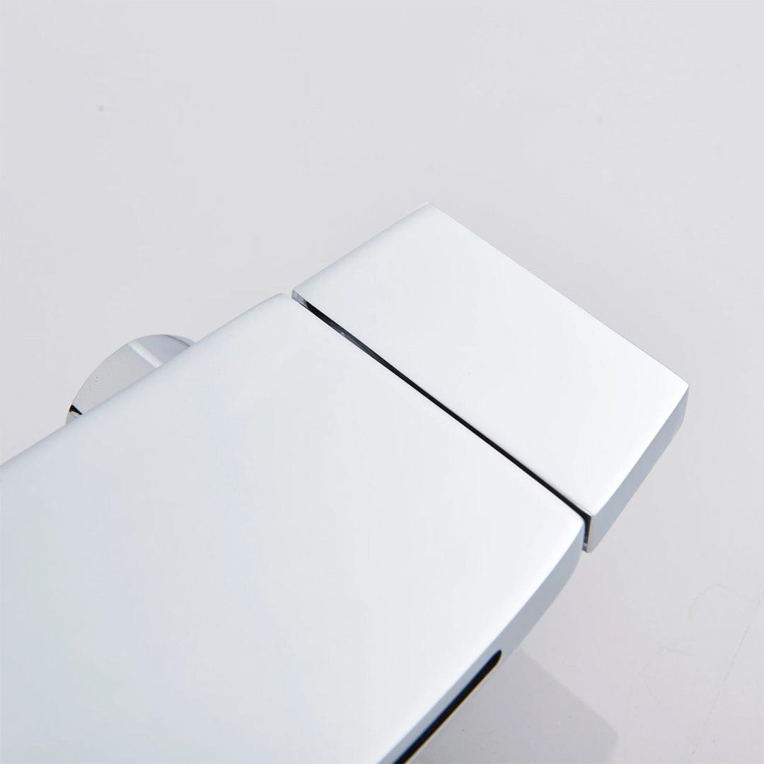 Baterie de cada cu cascada si dus de mana, argintiu cromat, cod 1303