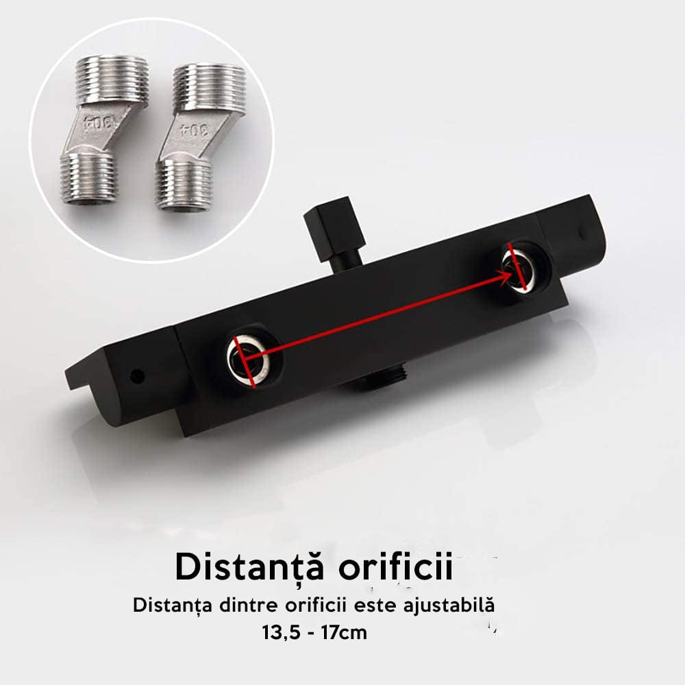 Baterie de cada cu cascada si dus de mana, cod 1263