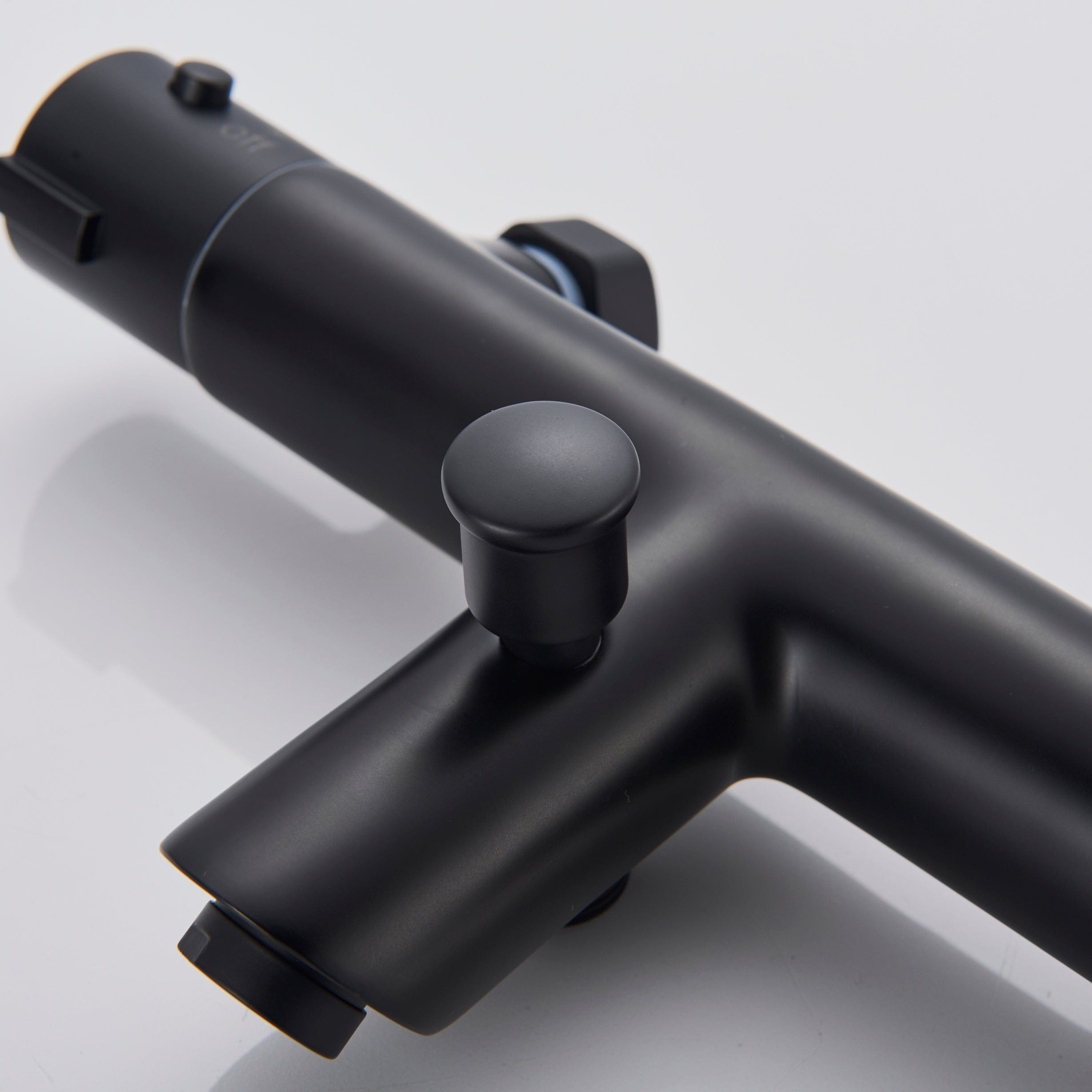 Baterie de cada cu termostat si dus de mana, finisaj negru mat, cod 1327