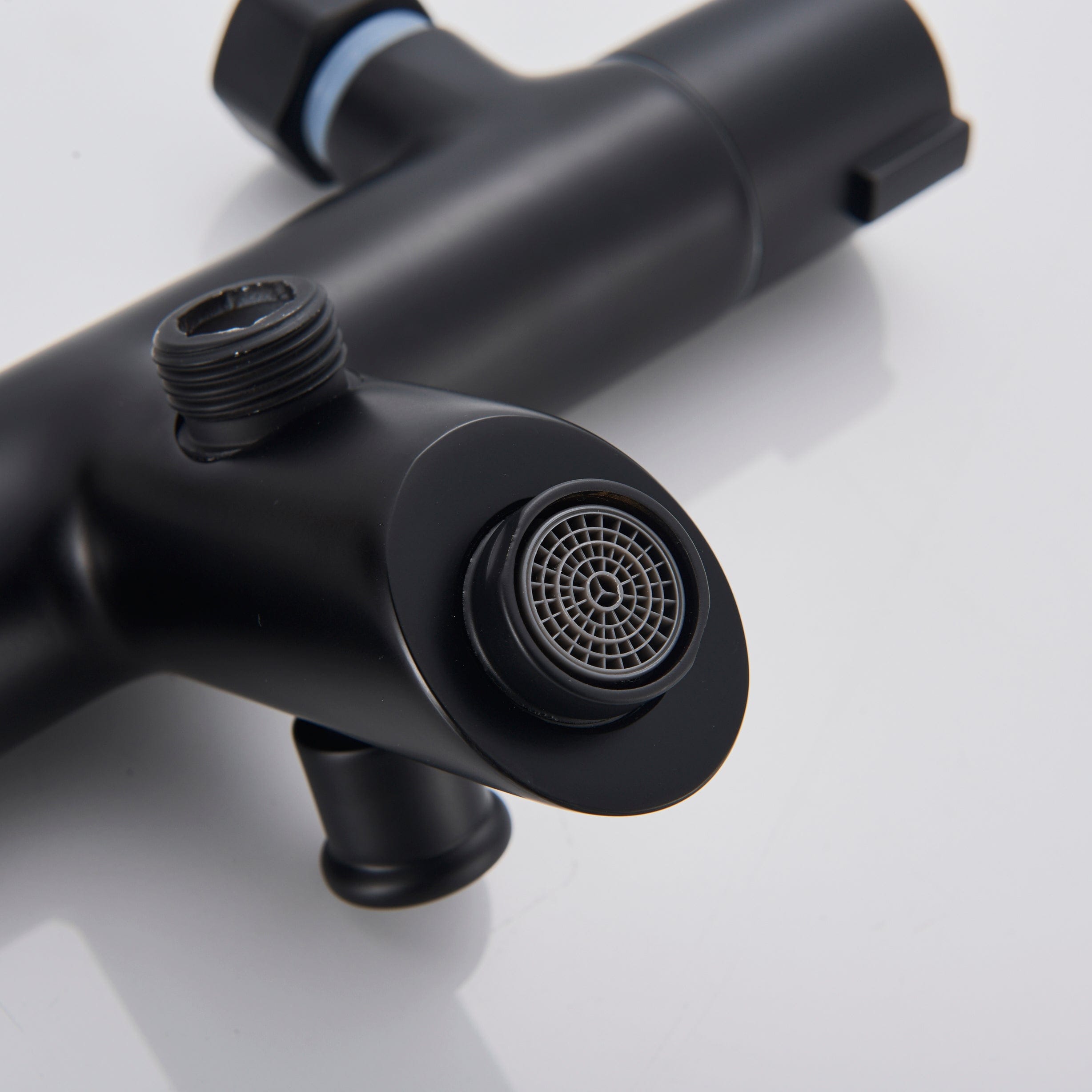 Baterie de cada cu termostat si dus de mana, finisaj negru mat, cod 1327