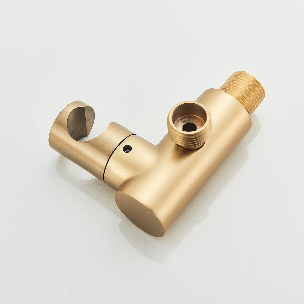 Baterie de cada incastrata, cu dus de mana, finisaj auriu nichelat (semi-lucios), cod 1336