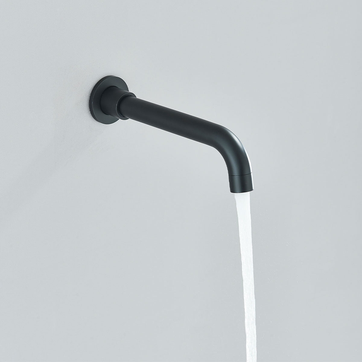 Baterie de cada incastrata, cu dus de mana, finisaj negru mat, cod 1339