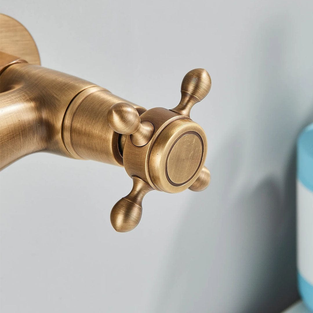 Baterie de cada retro, auriu mat, cod 1600