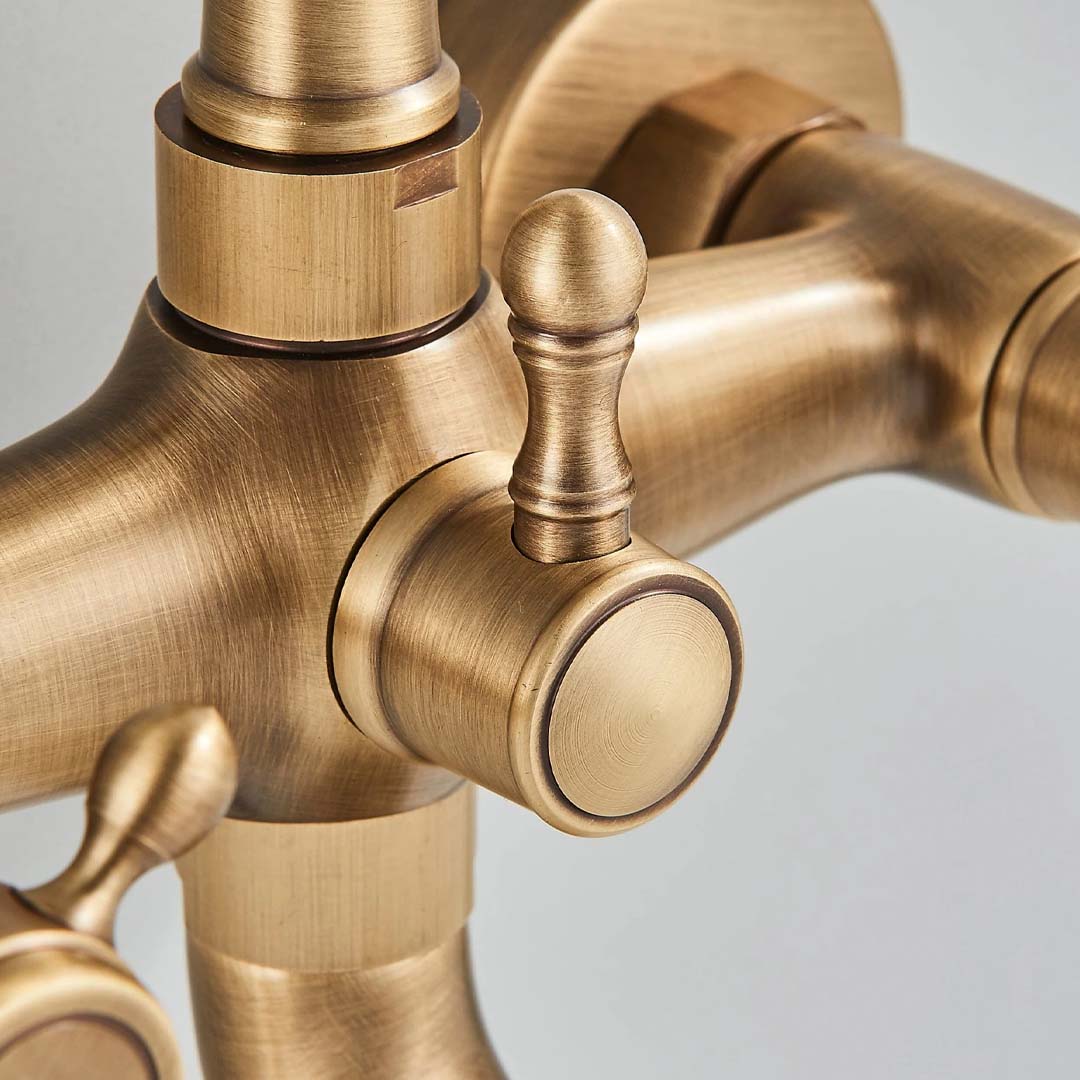 Baterie de cada retro, auriu mat, cod 1600