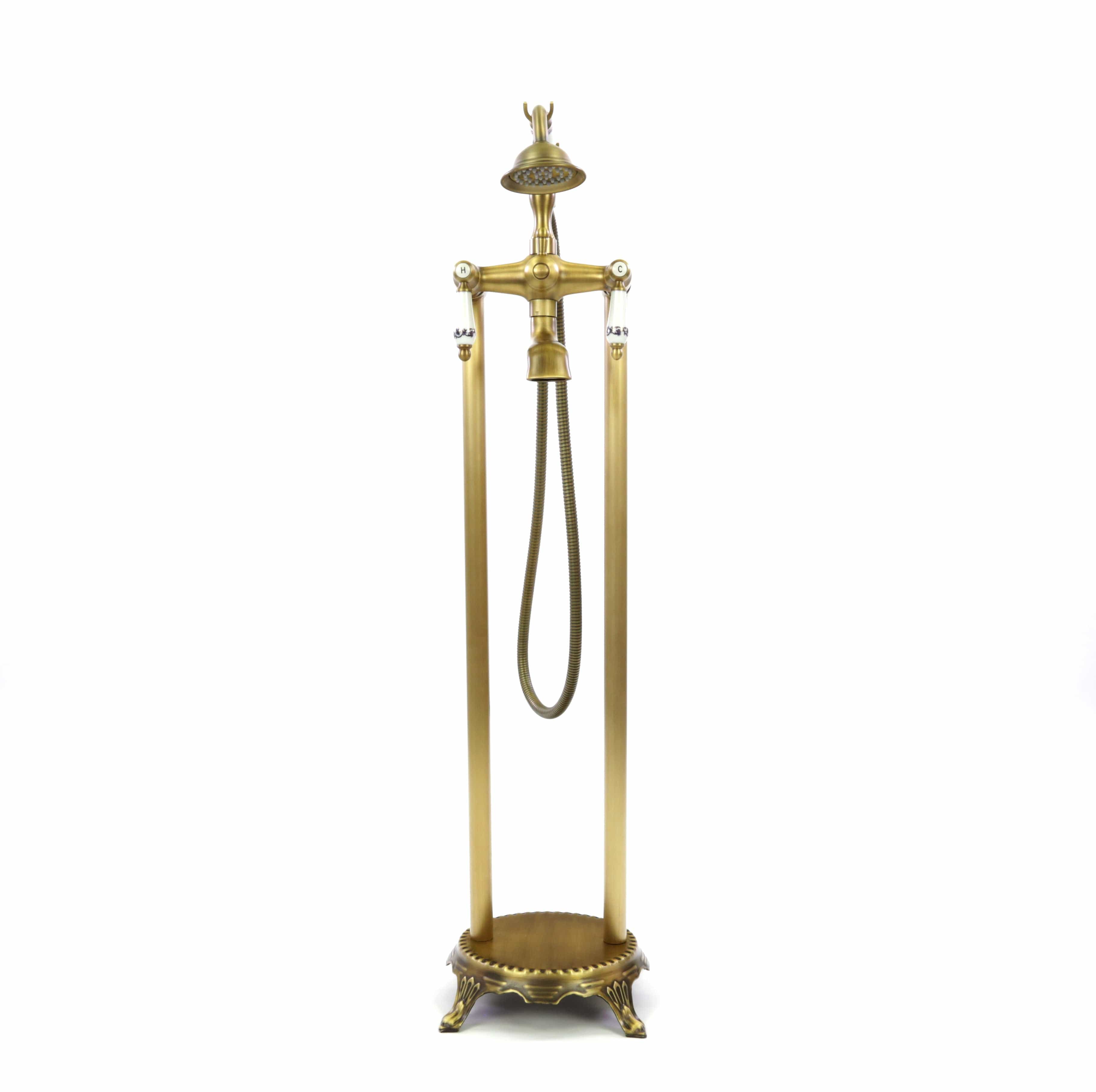 Baterie de podea antichizata cu 2 functii de curgere, cod 1224