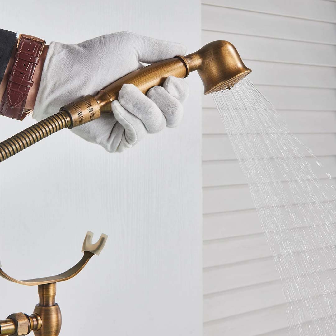 Baterie de podea antichizata cu 2 functii de curgere, cod 1566