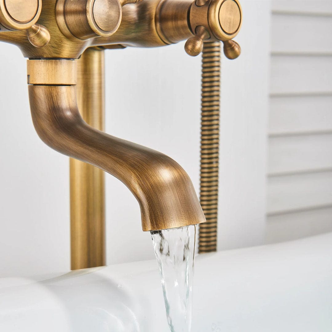 Baterie de podea antichizata cu 2 functii de curgere, cod 1566