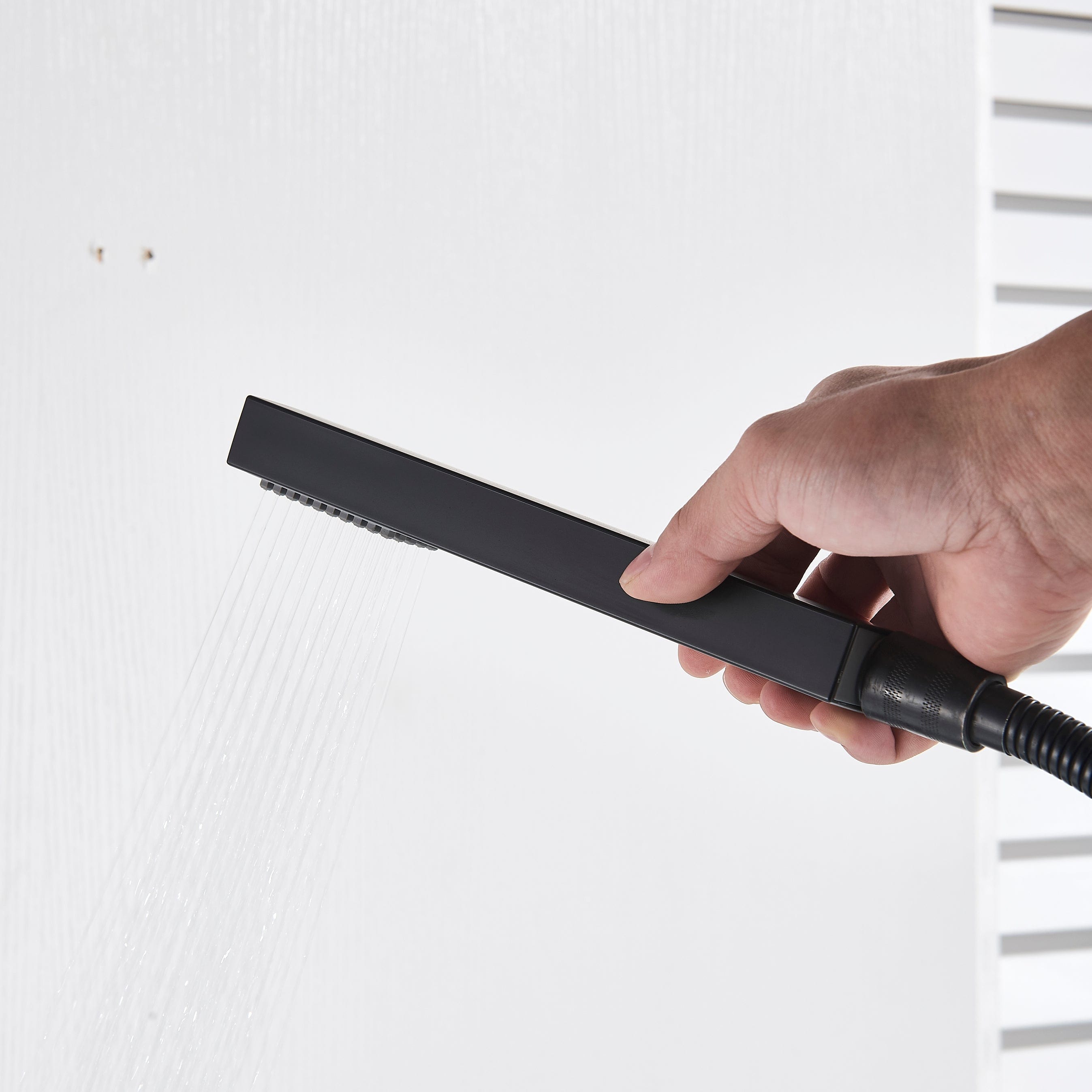 Baterie de podea cu cadru patrat, cu 2 functii de curgere, cod 1231