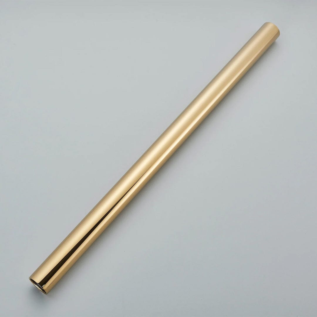 Baterie de podea cu cadru rotund, auriu lucios, cod 1564