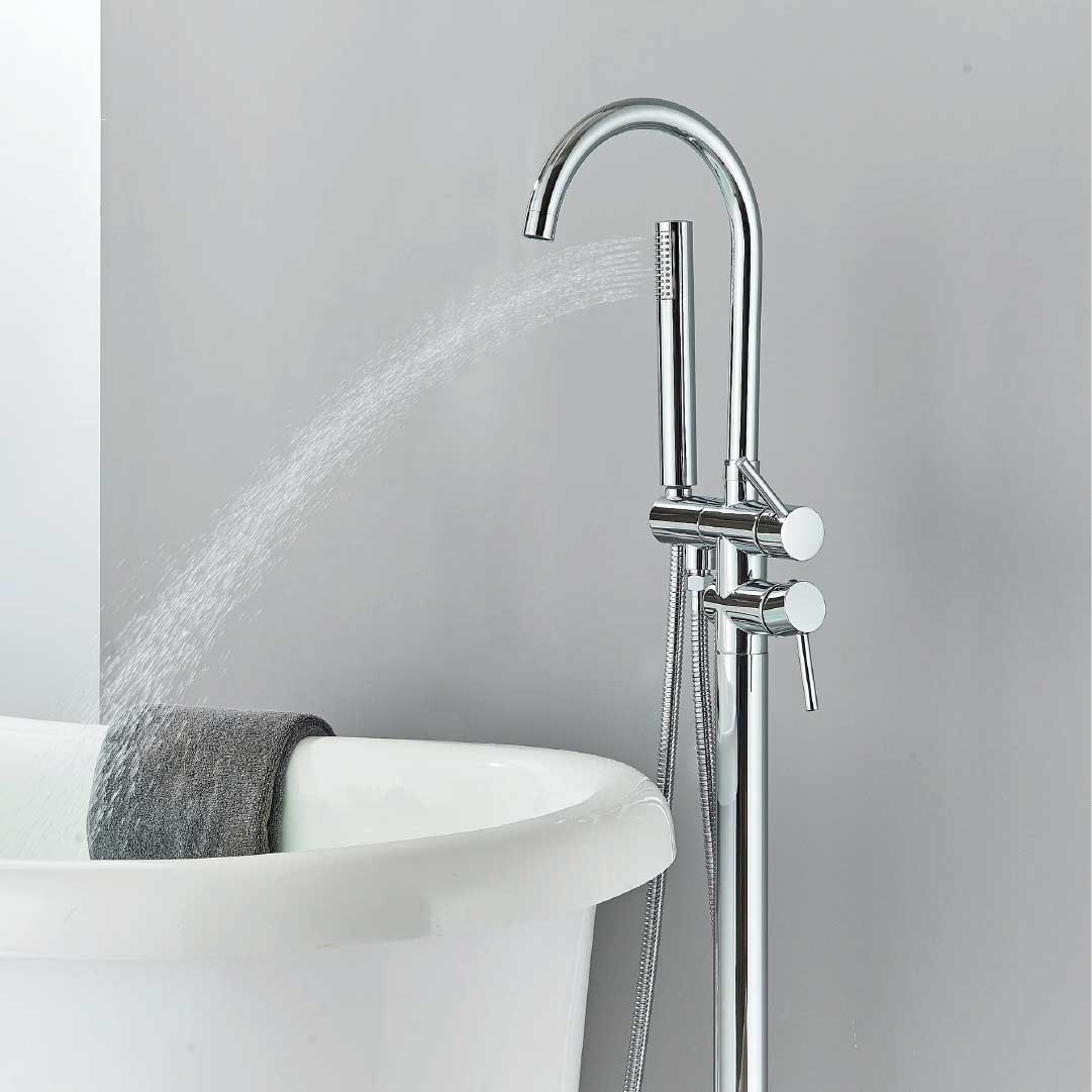 Baterie de podea cu cadru rotund si rotire 360 grade, cod 1161