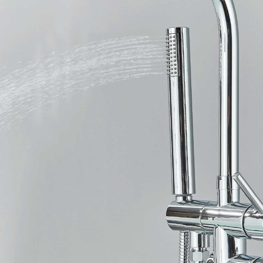 Baterie de podea cu cadru rotund si rotire 360 grade, cod 1161