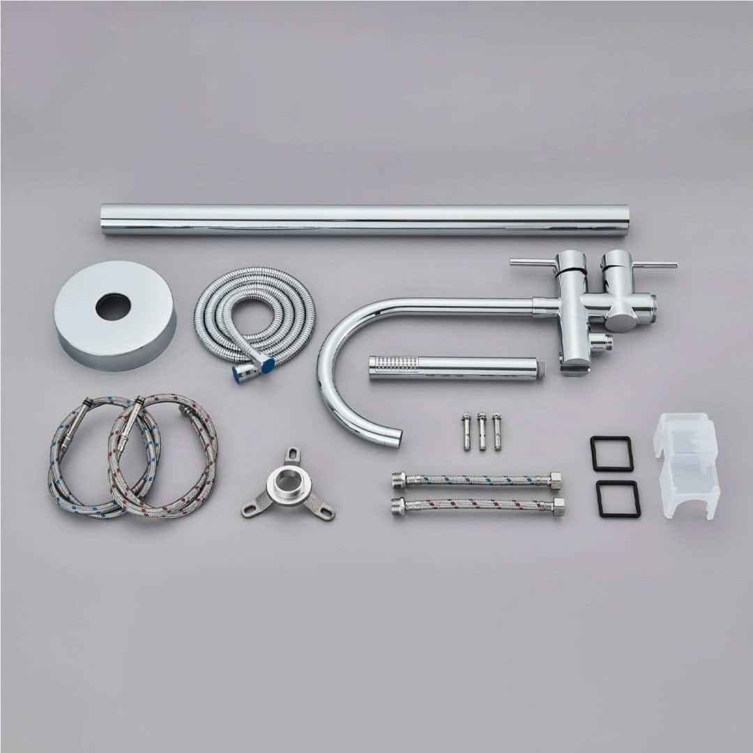 Baterie de podea cu cadru rotund si rotire 360 grade, cod 1161