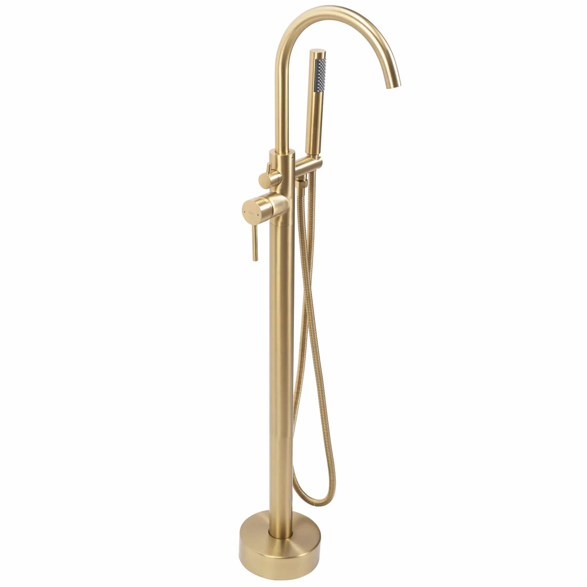 Baterie de podea Rea Mono, auriu periat