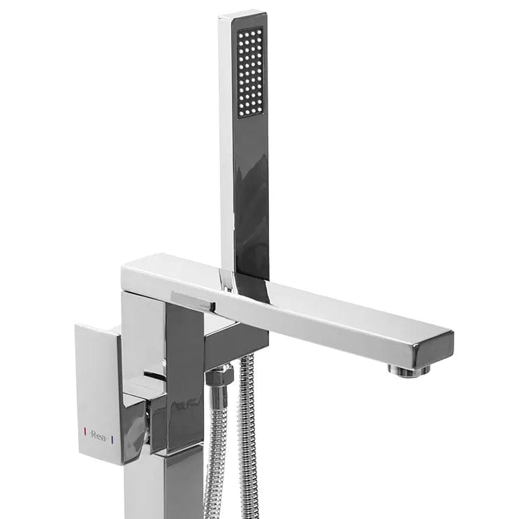 Baterie de podea Rea Tery, argintiu lucios