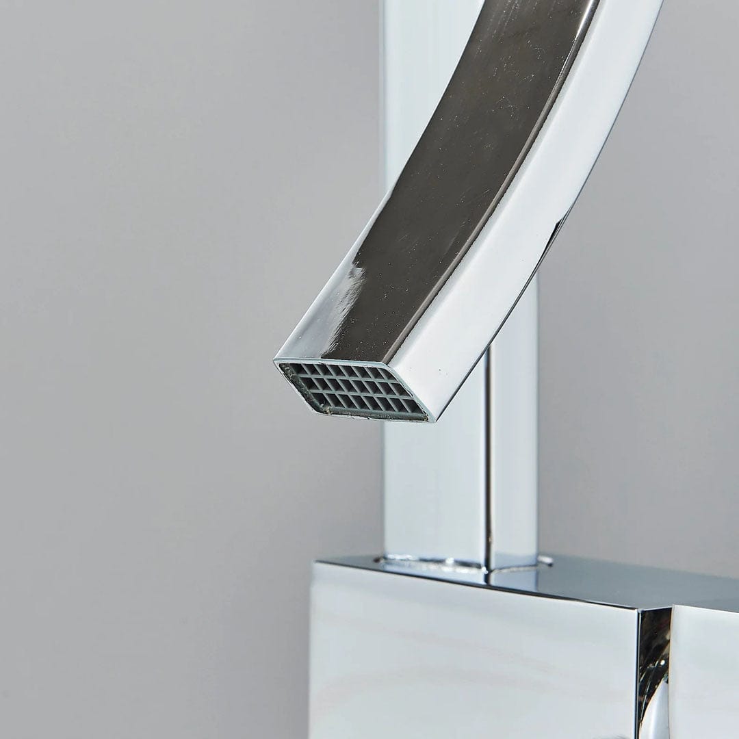 Baterie inalta lavoar, argintiu lucios, cod 1642