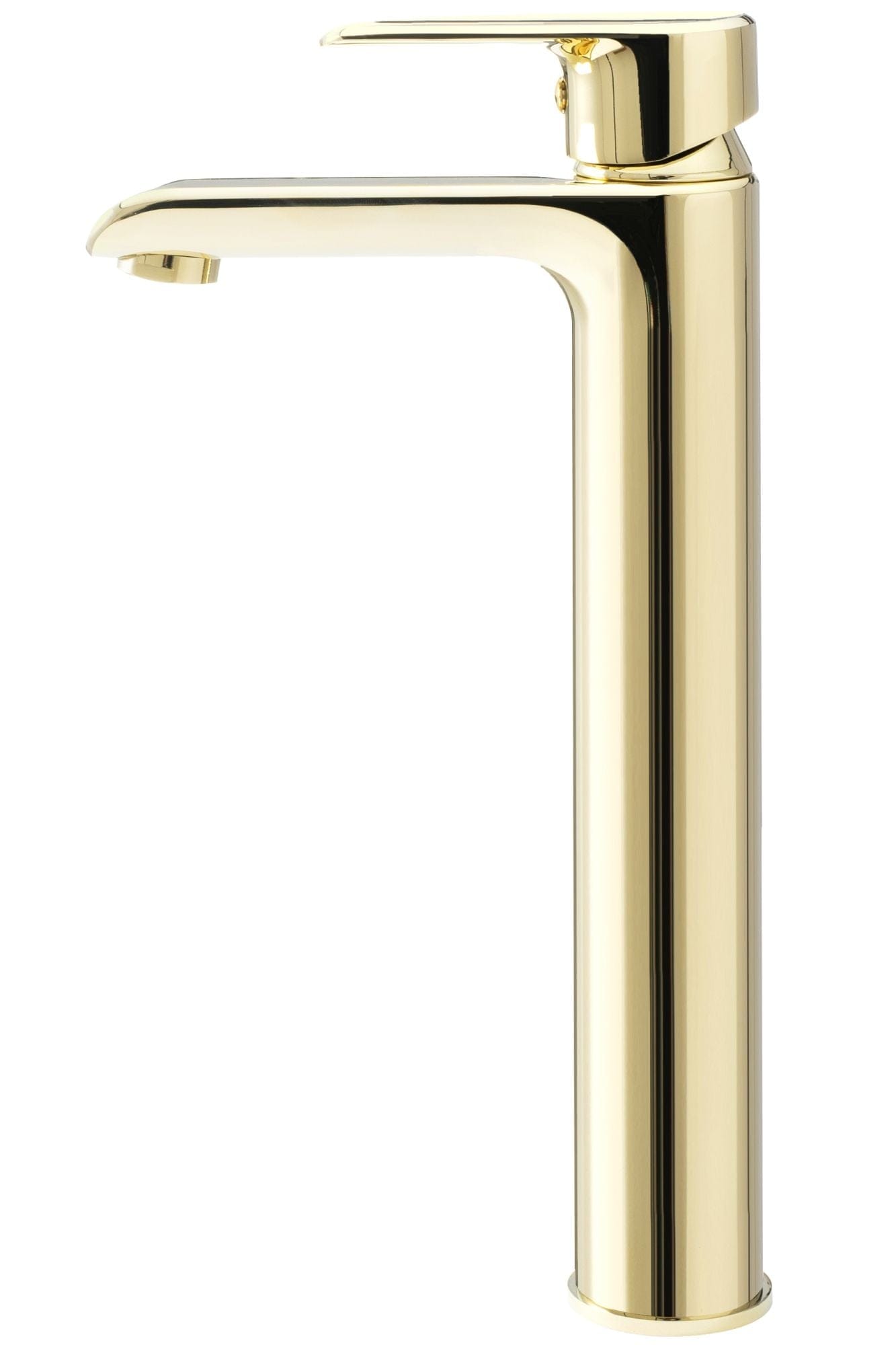 Baterie înaltă pentru lavoar Rea Bloom auriu lucios