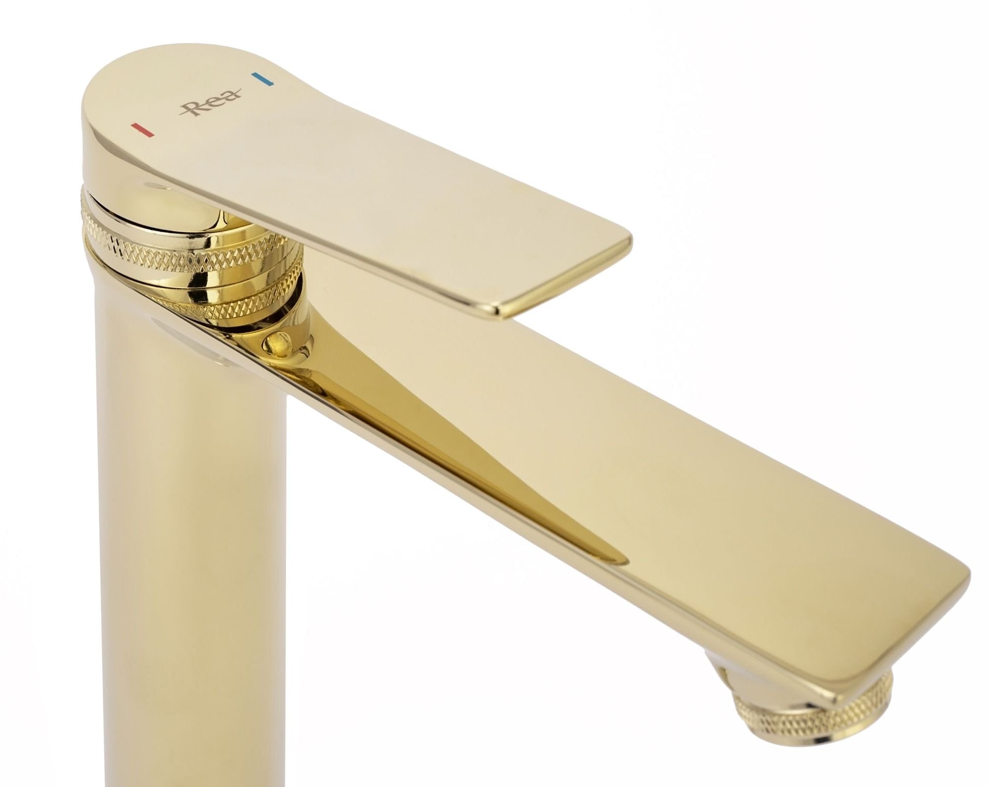 Baterie înaltă pentru lavoar Rea Viral auriu lucios